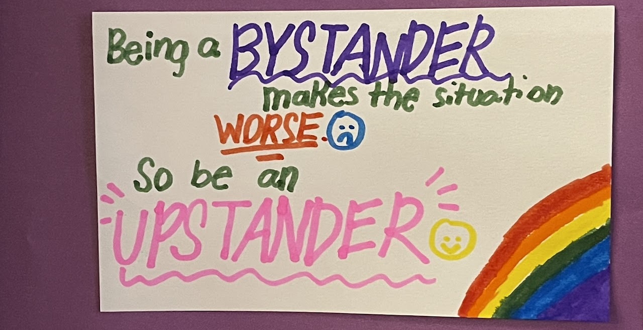 Example Upstander Student Response Example Upstander Student Response