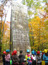 Rock climbing wall