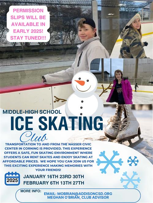 Ice Skating Club FLlyer