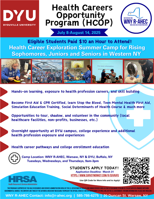 Health Career Program Flyer