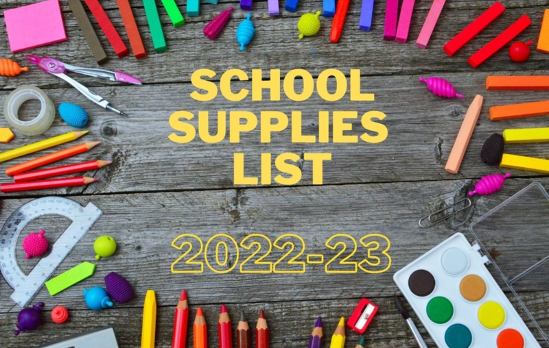 School Supply Lists Image