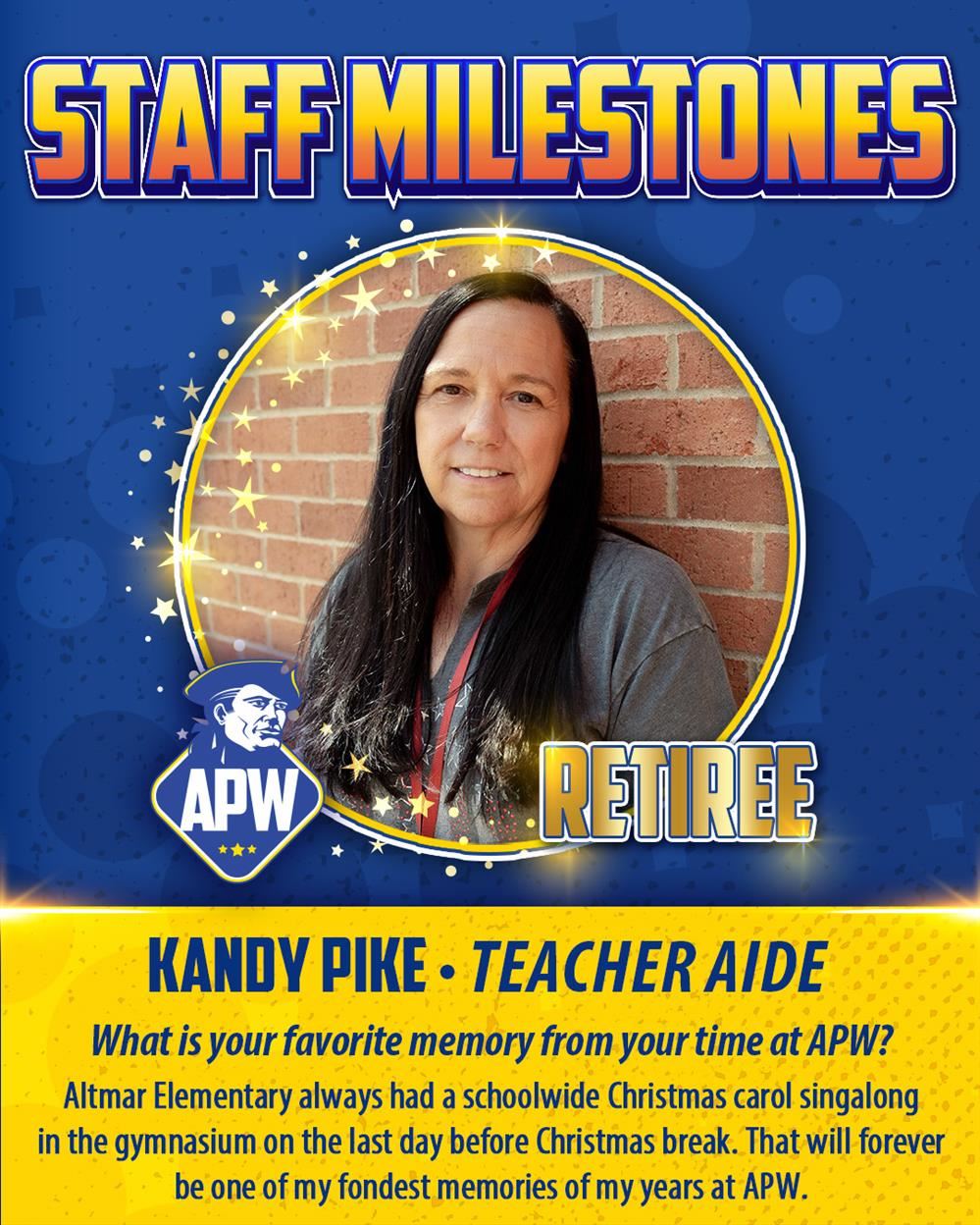  2024 Retiree Kandy Pike