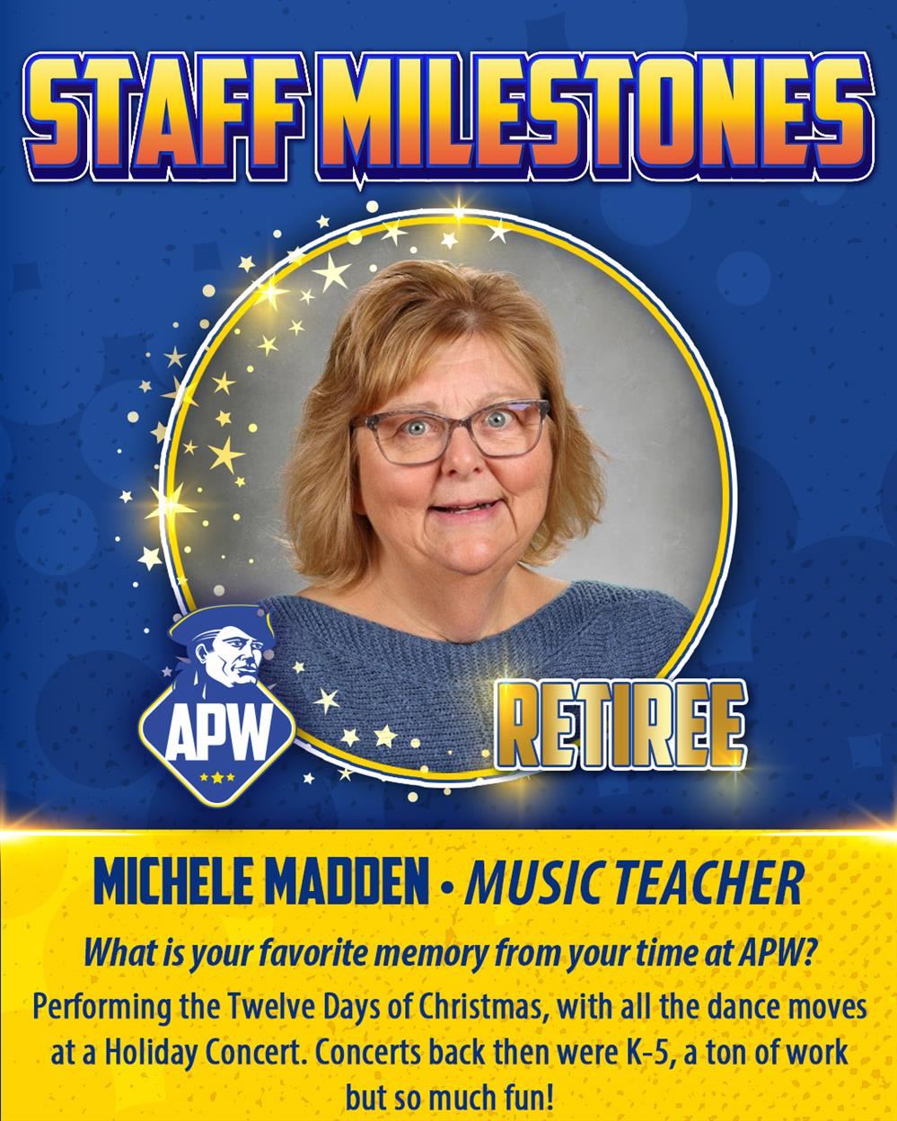  2024 Retiree Michele Madden