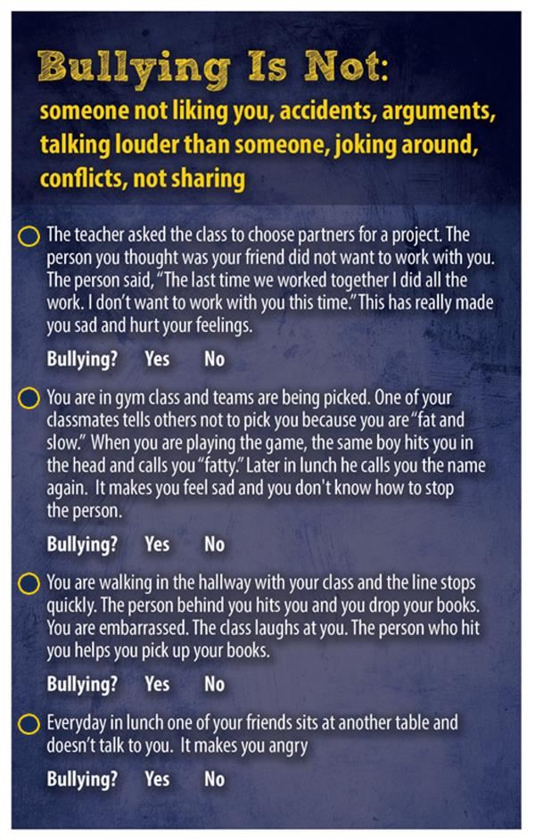 bullying is not poster