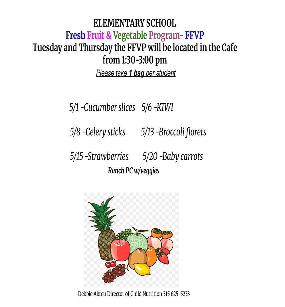 Fresh Fruit and Vegetable Program Graphic