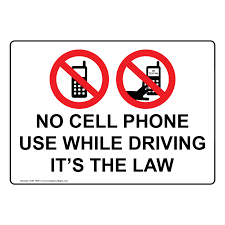 No cell phones