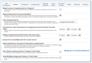 Options for Aeries 