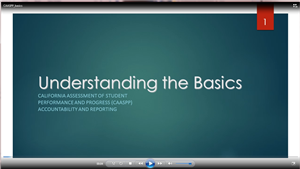 Link to CAASPP video basics 