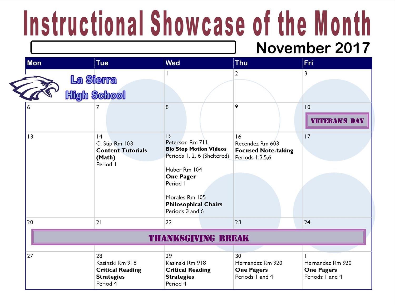 November Calendar