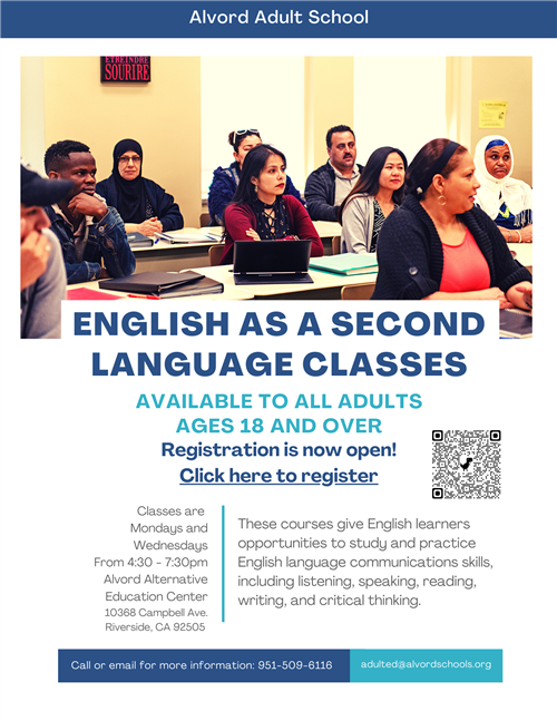 ESL English Flyer