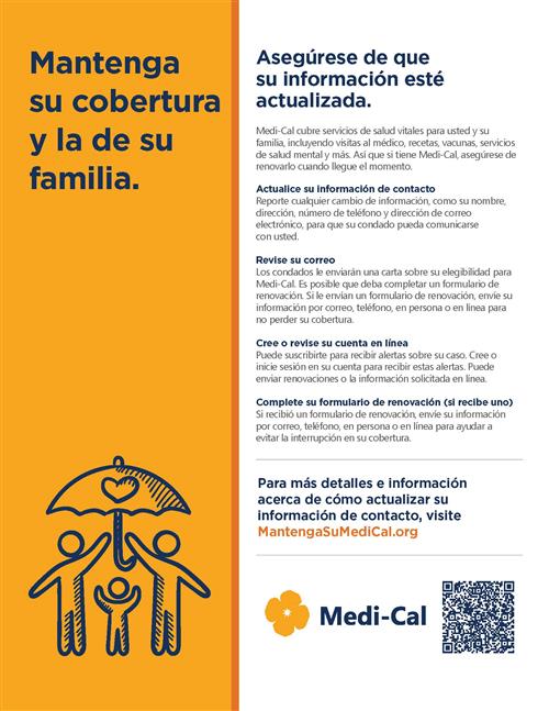 Spanish translation of flier