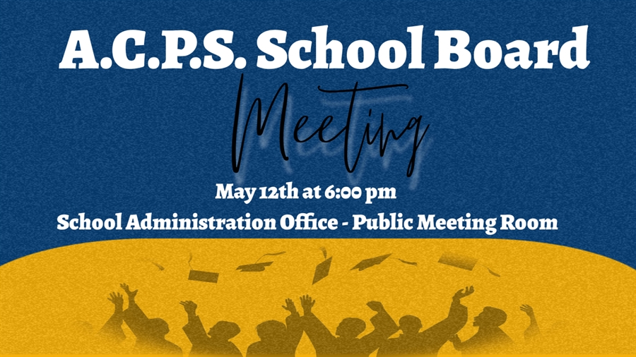 This is the image for the news article titled Regular School Board Meeting 5.12.22