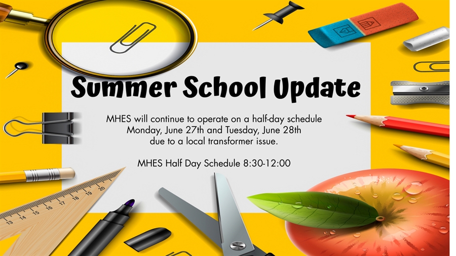 This is the image for the news article titled MHES Summer School Update 6/23