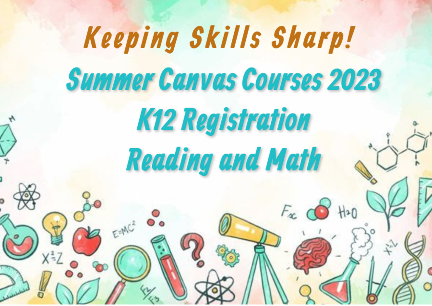 This is the image for the news article titled K-12 Summer 2023 Canvas Course