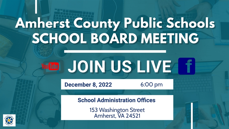 This is the image for the news article titled Regular School Board Meeting 12.8.22