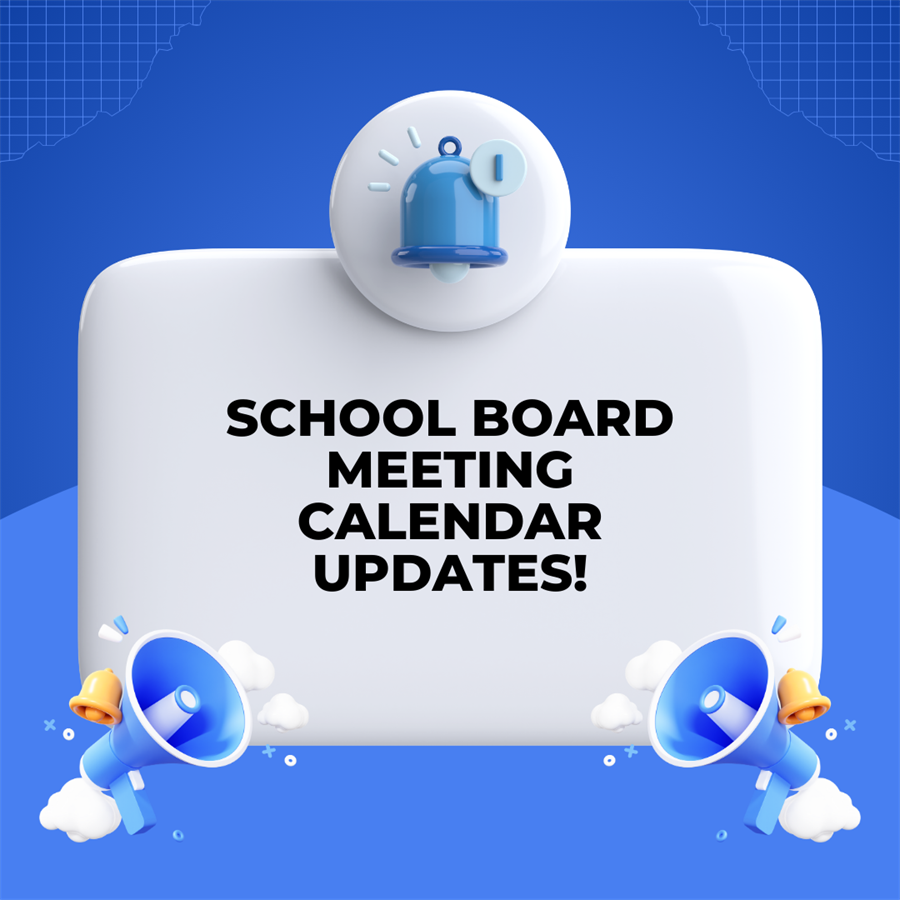 This is the image for the news article titled School Board Meeting Calendar Updates
