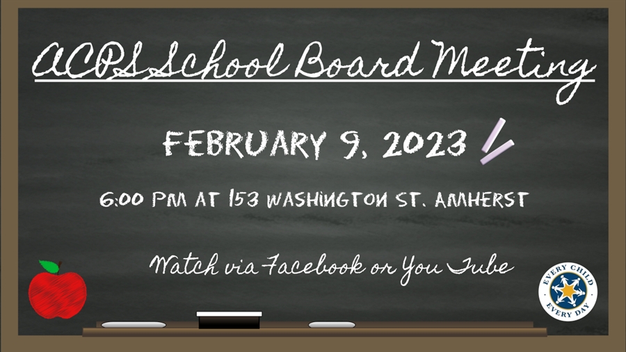 This is the image for the news article titled Regular School Board Meeting 2.9.23