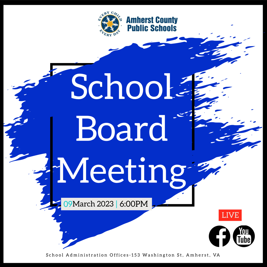 This is the image for the news article titled Regular School Board Meeting 3.9.23