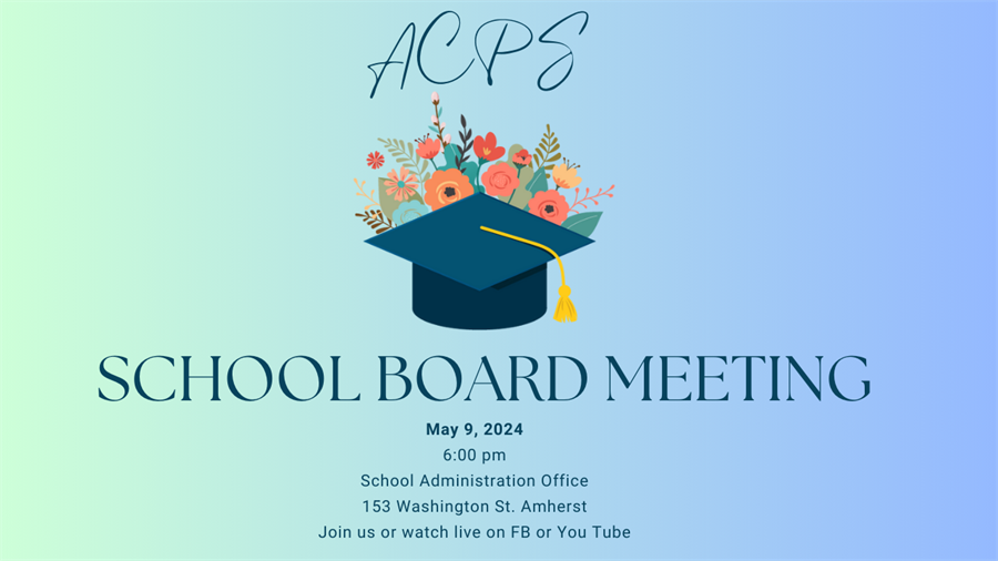 This is the image for the news article titled Regular School Board Meeting 5.9.24