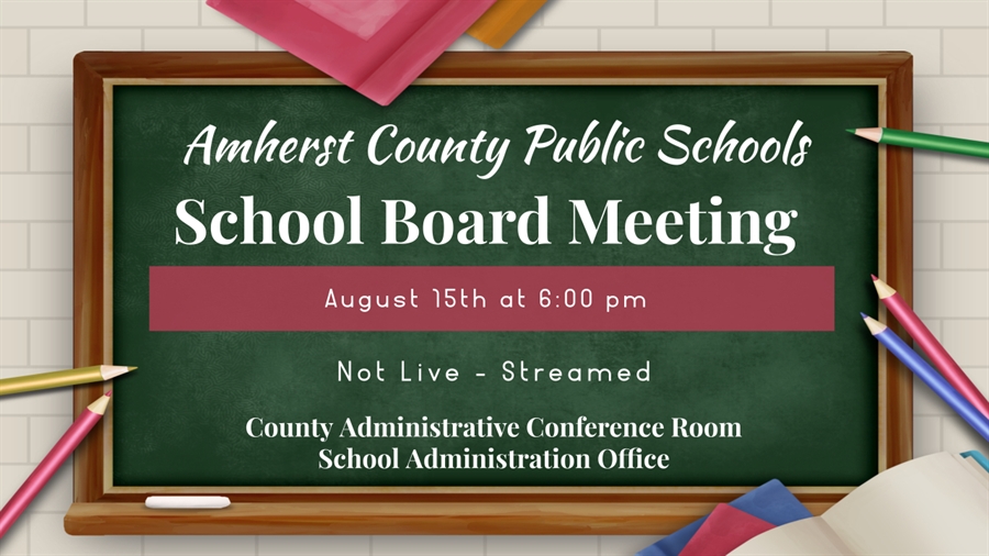 This is the image for the news article titled Regular School Board Meeting 8.15.24