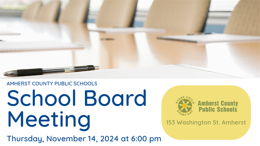 This is the image for the news article titled Regular School Board Meeting 11.14.24