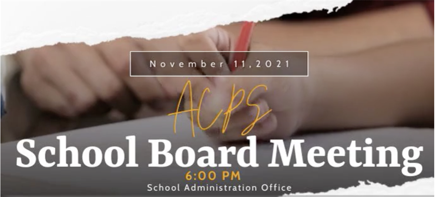 This is the image for the news article titled School Board Meeting 11.11.21