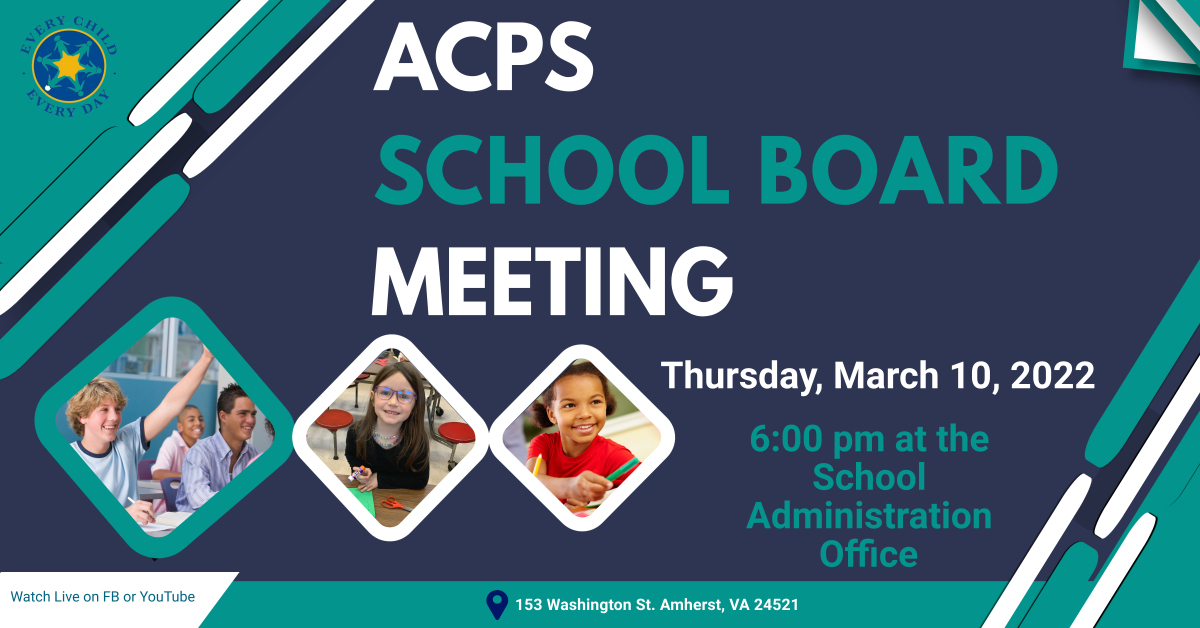 This is the image for the news article titled School Board Meeting 3.10.22