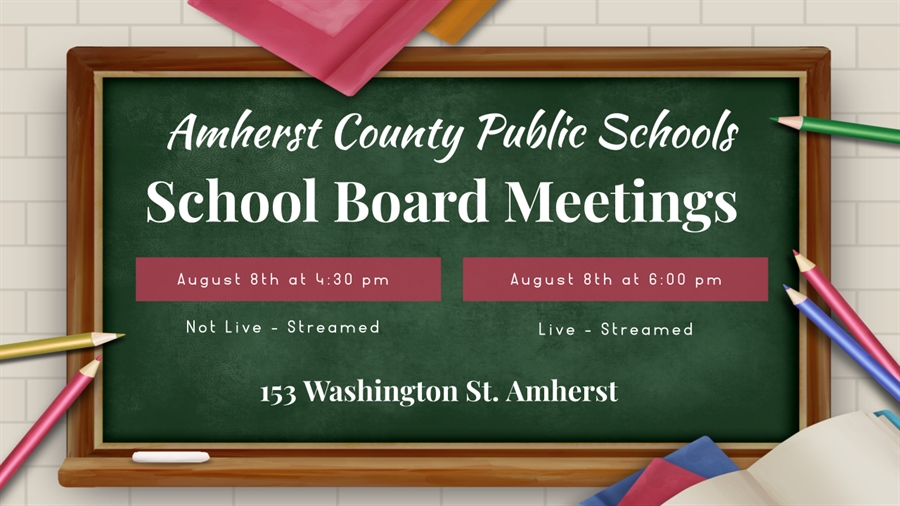 This is the image for the news article titled Special & Regular School Board Meeting 8.8.24