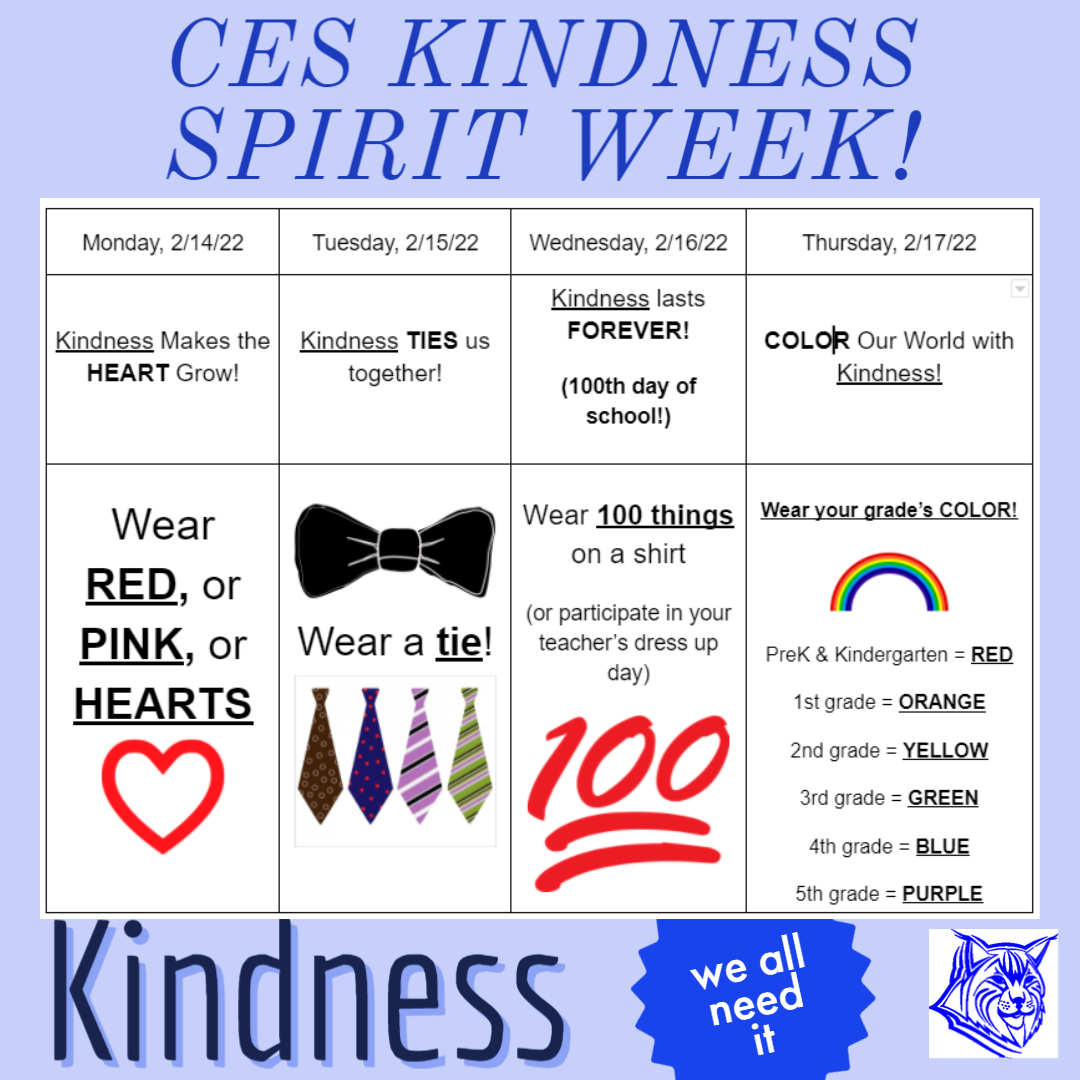 Kindness Spirit Week