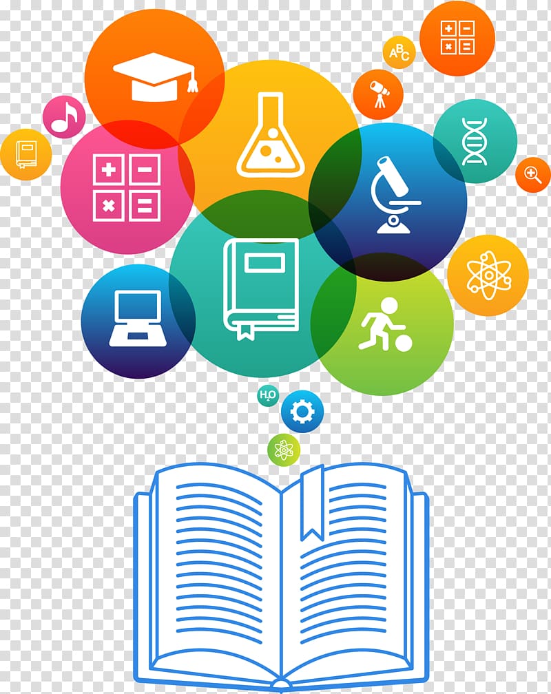 image of book with school courses