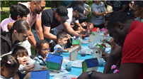 Northeast Elementary School’s pre-K students in Amityville painted birdhouses with their fathers as part of the school’s annual Father’s Day celebration.  thumbnail267016