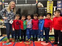 Pre-kindergartners at Northeast Elementary School in Amityville were dressed in patriotic colors during the school’s recognition of Memorial Day.  thumbnail266632