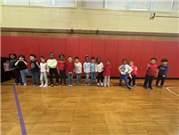 Pre-kindergartners at Northeast Elementary School in Amityville were dressed in patriotic colors during the school’s recognition of Memorial Day.  thumbnail266634