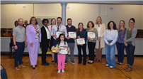 Board of Education recognized several students and staff members for their excellence during their monthly meeting at Park Avenue Memorial Elementary School.  thumbnail265812