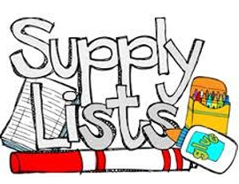 23-24 Supply Lists