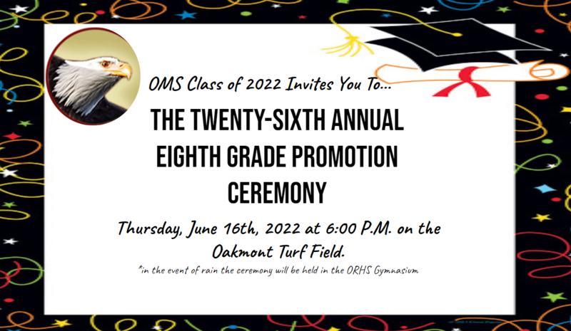 OMS 8th grade promotion information