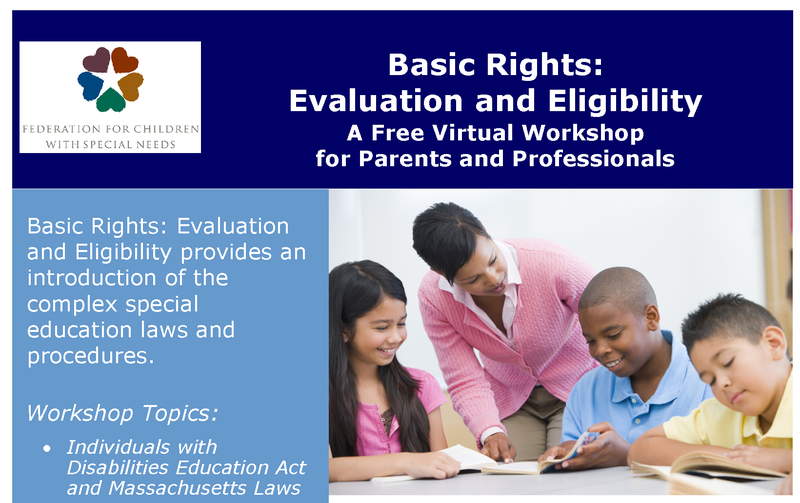 Special Education Evaluation and Eligibility Process Webinar 4/13/2022