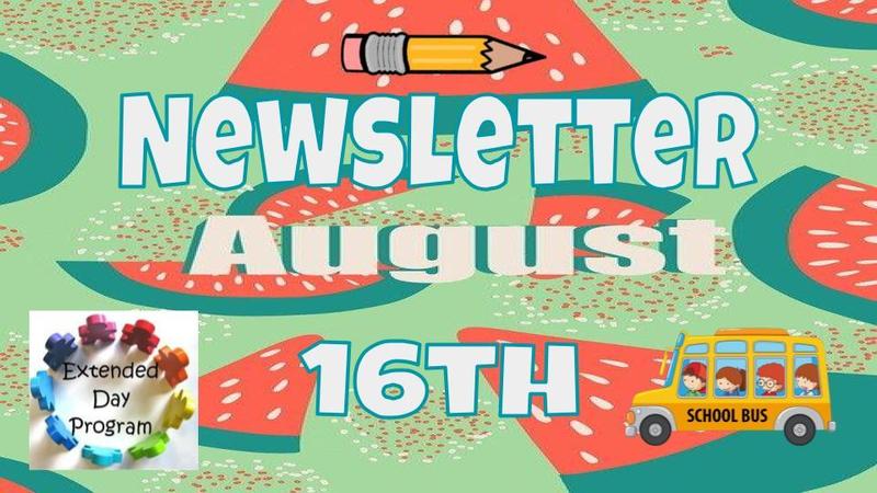 August 16, 2021 Newsletter