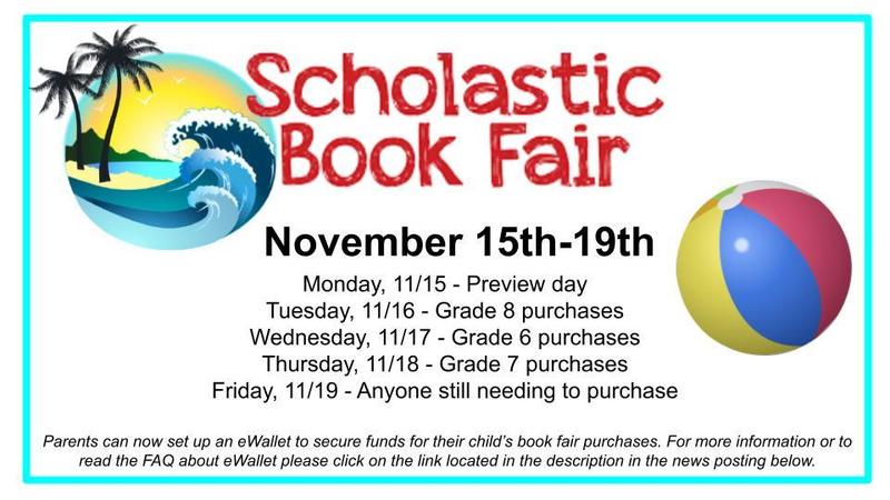 Overlook Scholastic Book Fair information