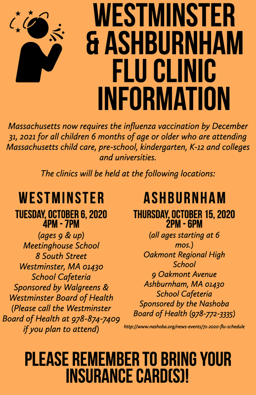 Upcoming Flu Clinics