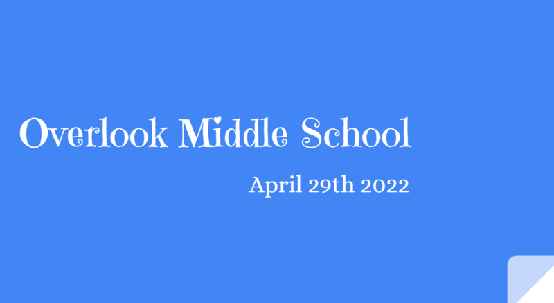 OMS Newsletter April 29, 2022