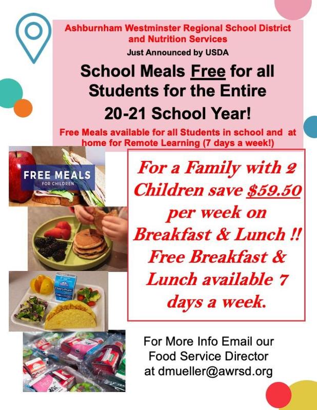 School Meal Flyer