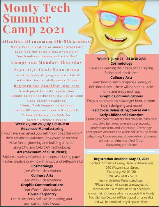 Monty Tech Summer Camp