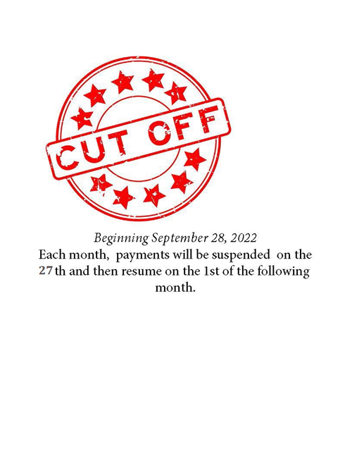 cut off