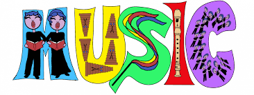 The letters M U S I C