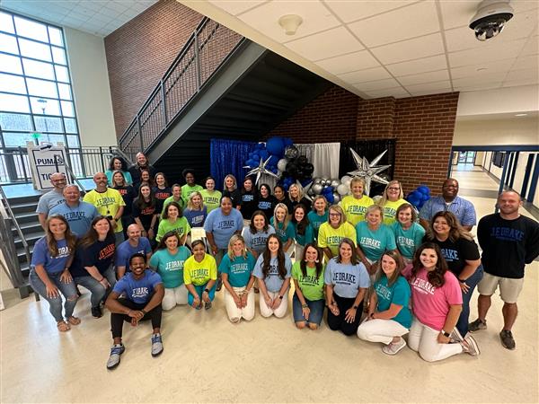 The 2023-2024 Drake Middle School faculty.