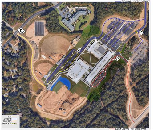 Drop Off and Pick Up Routes Drop Off and Pick Up Routes