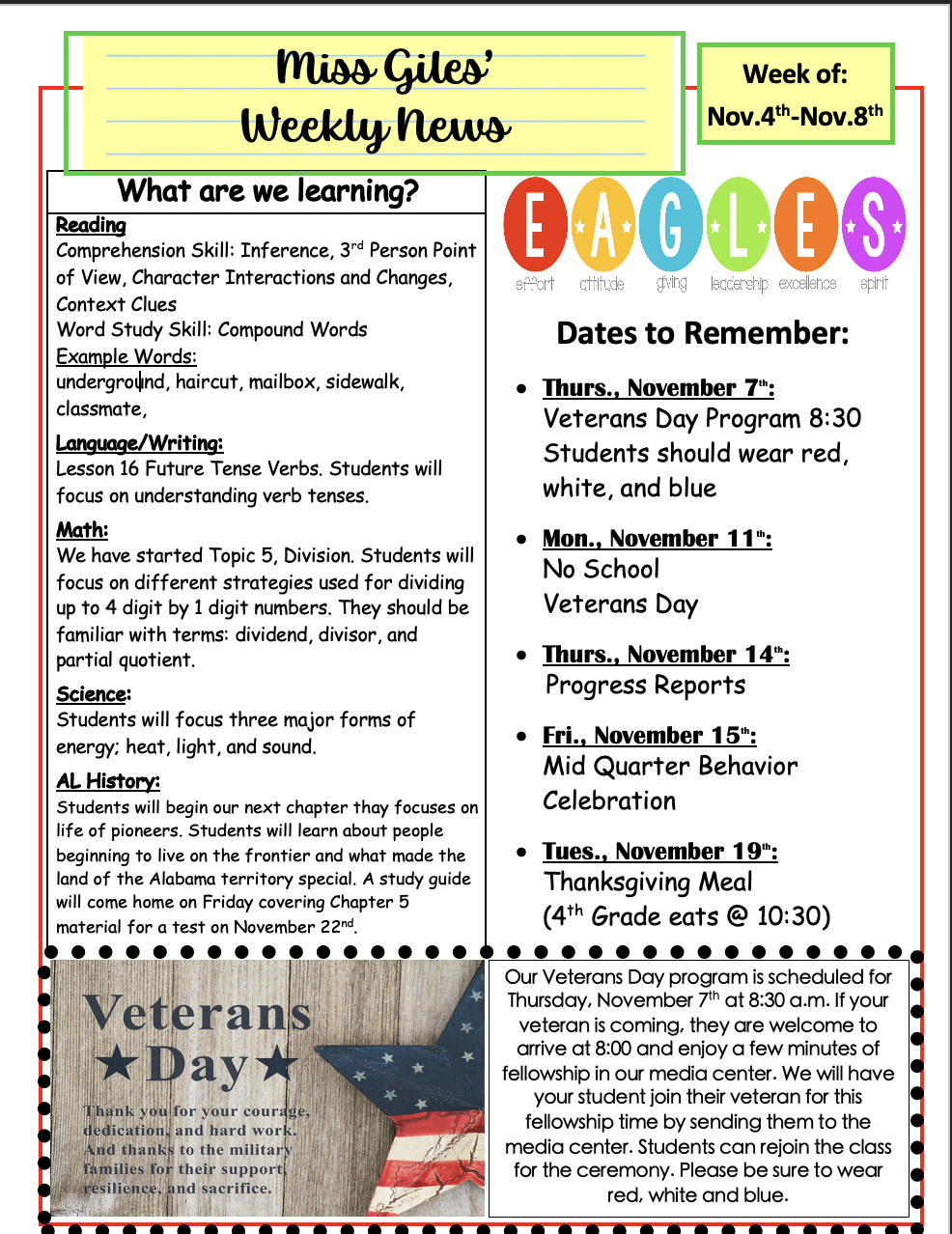 Enjoy your summer break :)