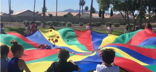 AESD students at recess 