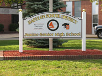 Babylon Junior-Senior High School sign